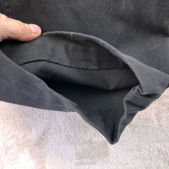 Wrangler Men's Workwear Pants Size 38x26 Hemmed Black Straight Leg Casual - Picture 12 of 16